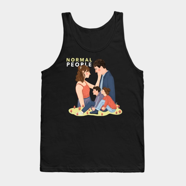 Normal People Tank Top by juf.illustration@gmail.com